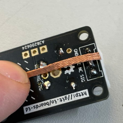 Position Solder Wick